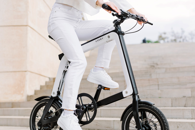 Bicicleta electrica Ossby GEO - Cuadro de bio composite sostenible